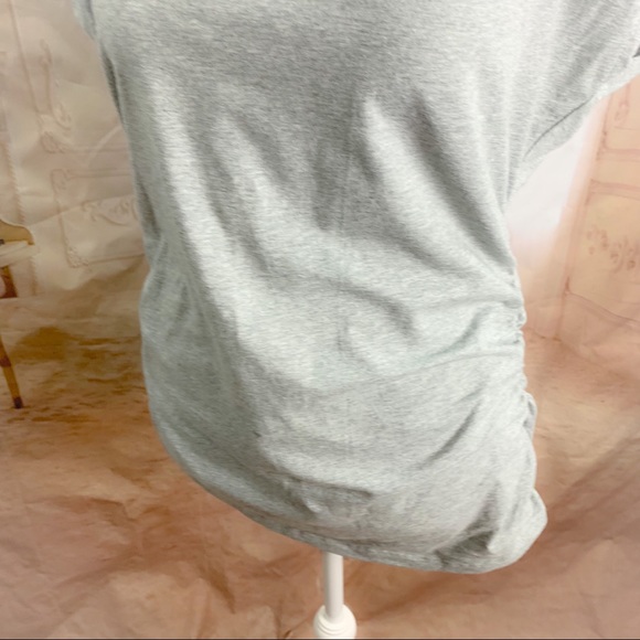 NEW Micheal Kors shoulder zipper rushed Blouse - Picture 6 of 11